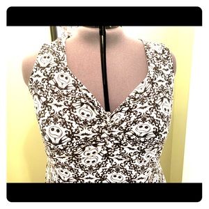 Nightmare Before Christmas Damask Dress Size 4.